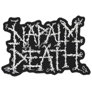 Голяма везана метъл нашивка Napalm Death с лого за гръб