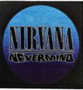 Лицензирана бродирана нашивка Nirvana – Nevermind със син фон