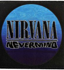 Лицензирана бродирана нашивка Nirvana – Nevermind със син фон
