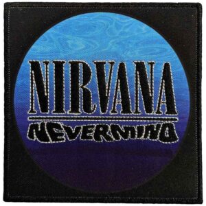 Лицензирана бродирана нашивка Nirvana – Nevermind със син фон