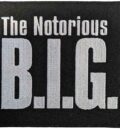 Квадратна нашивка The Notorious B.I.G. Logo с бяла бродерия