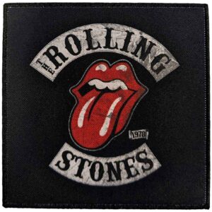 Квадратна рок нашивка Rolling Stones Tongue 1978 с логото на езика