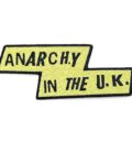Официално лицензирана пънк нашивка The Sex Pistols – Anarchy in the U.K. в жълто и черно