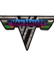 Метъл нашивка Van Halen Logo с крилато лого и цветни елементи