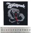 Рок нашивка Whitesnake Snake Logo с бродирана змия
