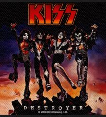 Везана рок нашивка KISS Destroyer с оригиналната обложка на албума
