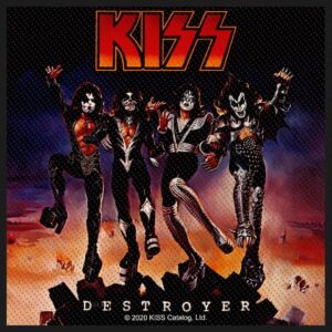Везана рок нашивка KISS Destroyer с оригиналната обложка на албума
