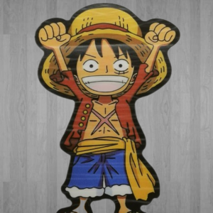 Голям 3D стикер на Луфи от One Piece - Hover Image