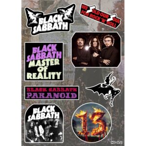 Стикерпак на Black Sabbath - 8 бройки