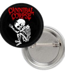 Значка на Cannibal Corpse със скелет зародиш