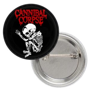 Значка на Cannibal Corpse със скелет зародиш