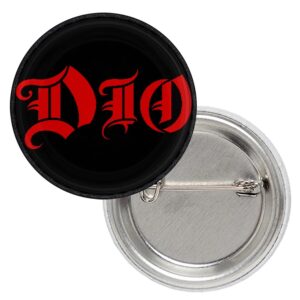 Значка на Dio с червено лого надпис