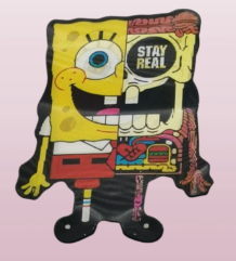 Уникален 3D стикер на SpongeBob 5 лв