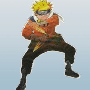Naruto водоустойчив 3D стикер 5 лв