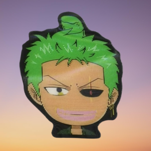 One Piece 3D малък аниме стикер на Зоро - Hover Image