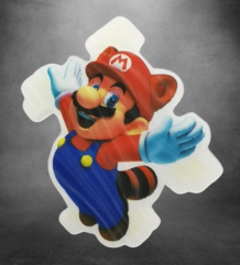 Super Mario малък водоустойчив стикер