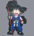 Dragon Ball малък 3D стикер на Гоку 5 лв