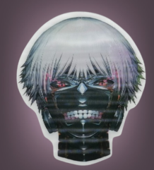 Tokyo Ghoul Кен Канеки триизмерен стикер