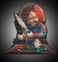 Chucky хорър стикер за декорация 5 лв