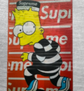 3D стикер с bart simpson, готини стикери