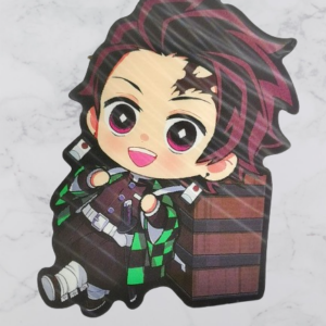 Demon Slayer голям 3D стикер с Tanjiro