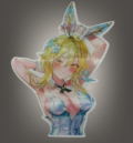 Genshin Impact Bunny Lumine хентай стикер