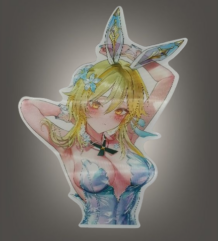 Genshin Impact Bunny Lumine хентай стикер