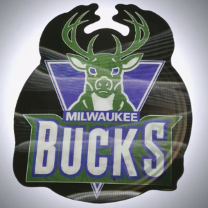 Milwaukee Bucks 3D стикер 7 лв