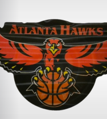 Atlanta Hawks NBA 3D стикер 7 лв