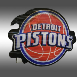Здрав водоустойчив стикер на Detroit Pistons