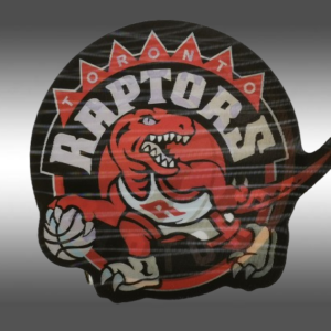 3D водоустойчив стикер с Toronto Raptors