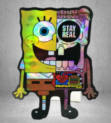 Холограмен стикер на SpongeBob Спондж Боб