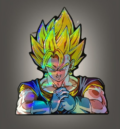 Vegito Dragon Ball голям холограмен стикер