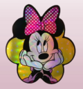 Minnie Mouse холограмен стикер 7 лв