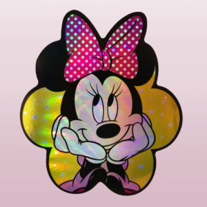 Minnie Mouse холограмен стикер 7 лв
