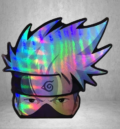 Холограмен стикер за залепване на Kakashi
