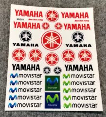 Стикери на Yamaha, лепенки за мото каски