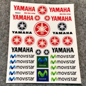 Стикери на Yamaha, лепенки за мото каски