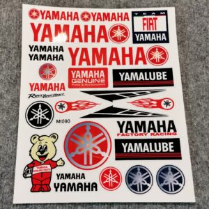 Стикери за мотор, каска, таблет на Yamaha