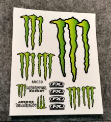 Monster Energy жестоки здрави стикери 10 лв