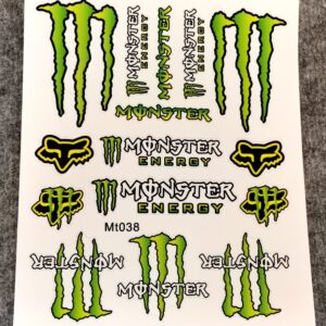 Monster Energy стикери с високо качество