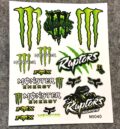 Monster Energy, Raptors и Fox стикери за декорация