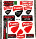Ducati Corse комплект качествени стикери