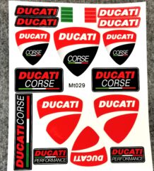 Ducati Corse комплект качествени стикери