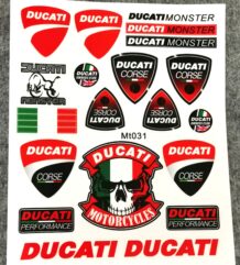 Ducati голям комплект качествени стикери 10 лв