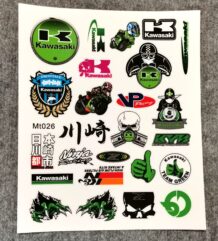 Тунинг стикери на Kawasaki топ качество