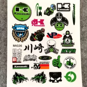 Тунинг стикери на Kawasaki топ качество