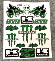 Висококачествени стикери Kawasaki Ninja Monster