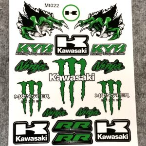 Висококачествени стикери Kawasaki Ninja Monster