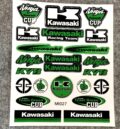Комплект висок клас стикери на Kawasaki